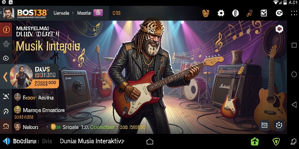 Tampilan gameplay interaktif yang seru dari BOS138.