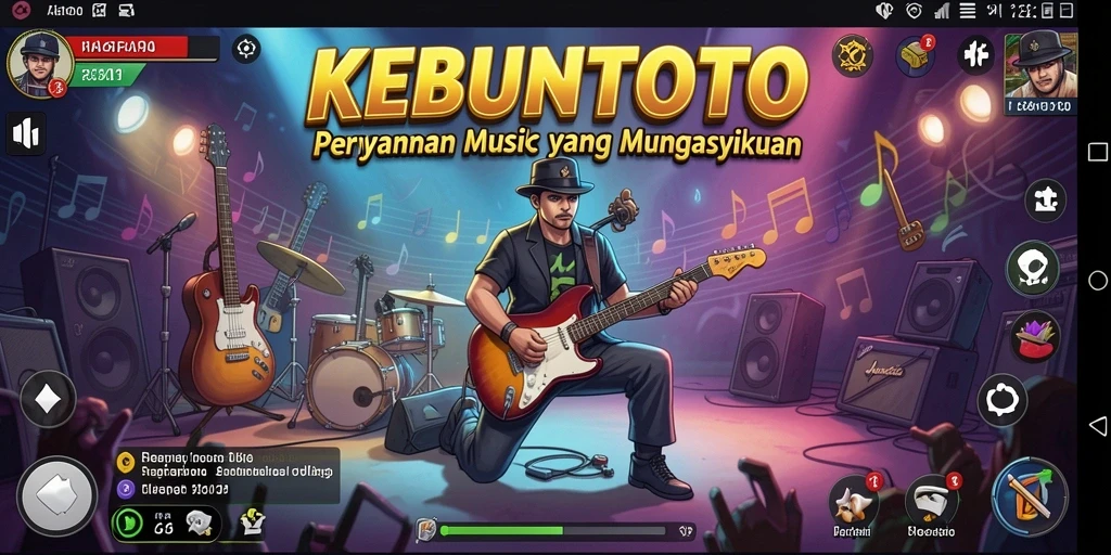Tangkapan layar gameplay KEBUNTOTO yang penuh warna dan dinamis.