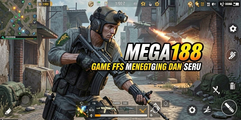 Tampilan gameplay seru di MEGA188 dengan aksi tembak menembak yang intens.