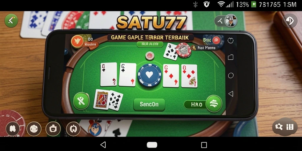 Tampilan gameplay SATU77 yang menarik dan interaktif.